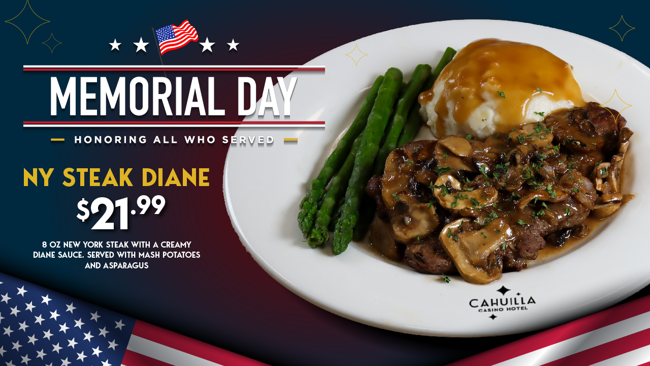 Memorial Day Special - May 26